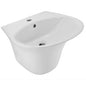 Jaquar Wall Hung Integrated Basin in White finish - ONS-WHT-10801 - Buy Online